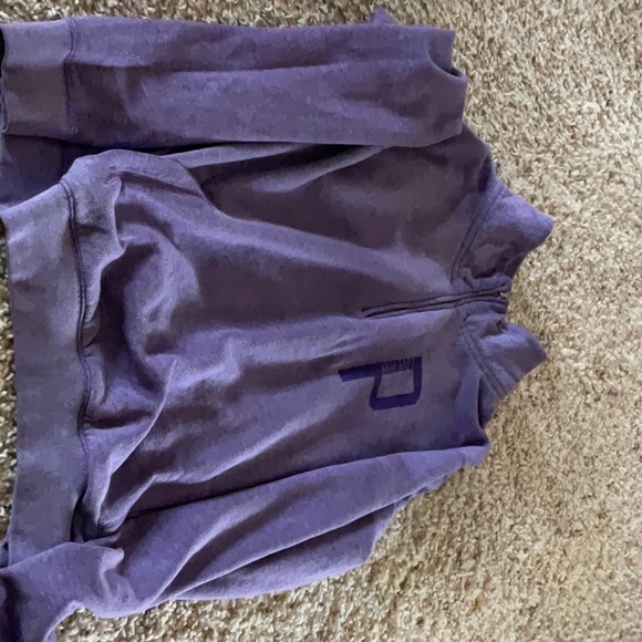 Pink quarter zip hoodie - Picture 1 of 2